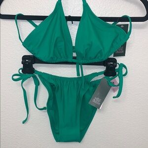 Wild Fable Women's Green Bikini Set